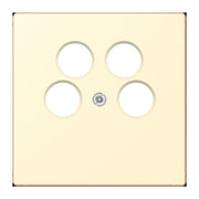 Jung - Einsatz/Abdeckung für Kommunikationstechnik Abdeckung für SAT-TV LC 990-4 SAT2 201 blanc (32001)