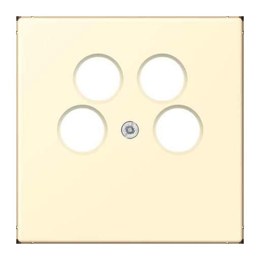 Jung - Einsatz/Abdeckung für Kommunikationstechnik Abdeckung für SAT-TV LC 990-4 SAT2 201 blanc (32001)