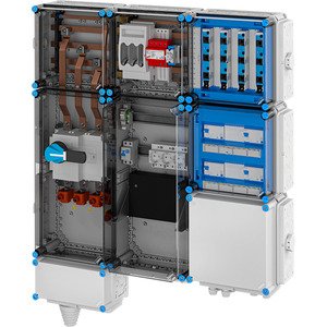 Hensel - Verteilerschrank für Energieversorgung Ladeverteiler Mi EV 22kW 4101 f.4 Ladep. a 22kW