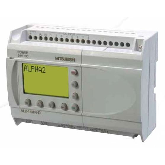 Mitsubishi Electric - SPS-Grundgerät Alpha XL-Grundgerät AL2-14MR-D #215073 24VDC 8E/6A  − 1 Stück