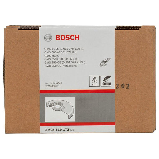 Bosch - Systemzubehör für Schleifen/Polieren (Akku/elektrisch/Druckluft) Schutzhaube ohne 2605510172 Deckblech 125 mm mit
