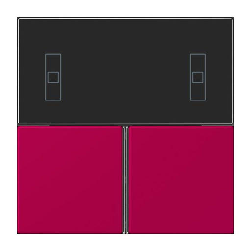 Jung - Abdeckung/Bedienelement für Installationsschalterprogramme Tastensatz 3fach LC 4093 TSA 230 rouge rubia