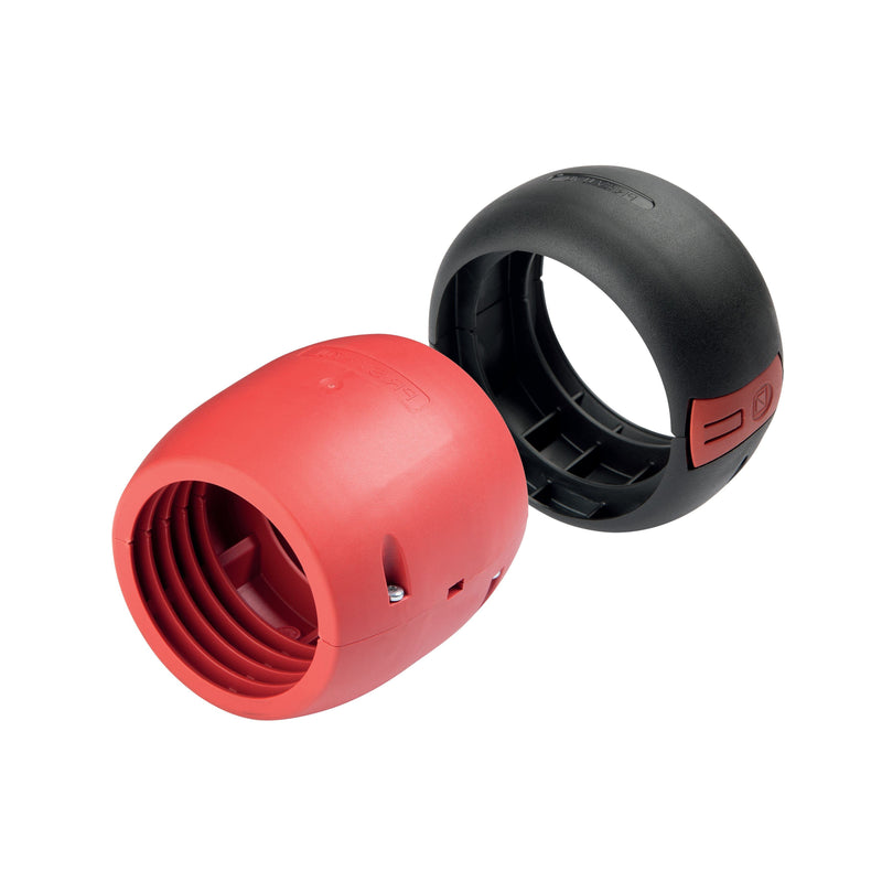 Murrplastik - Verbinder für Wellschläuche Protektor PR/SV-EWX P29 schwarz − 10 Stück