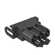 OBO Bettermann - Geräteanschluss für steckbare Gebäudeinstallation Steckerteil-Adapter STA-SKS S1 SW gerade