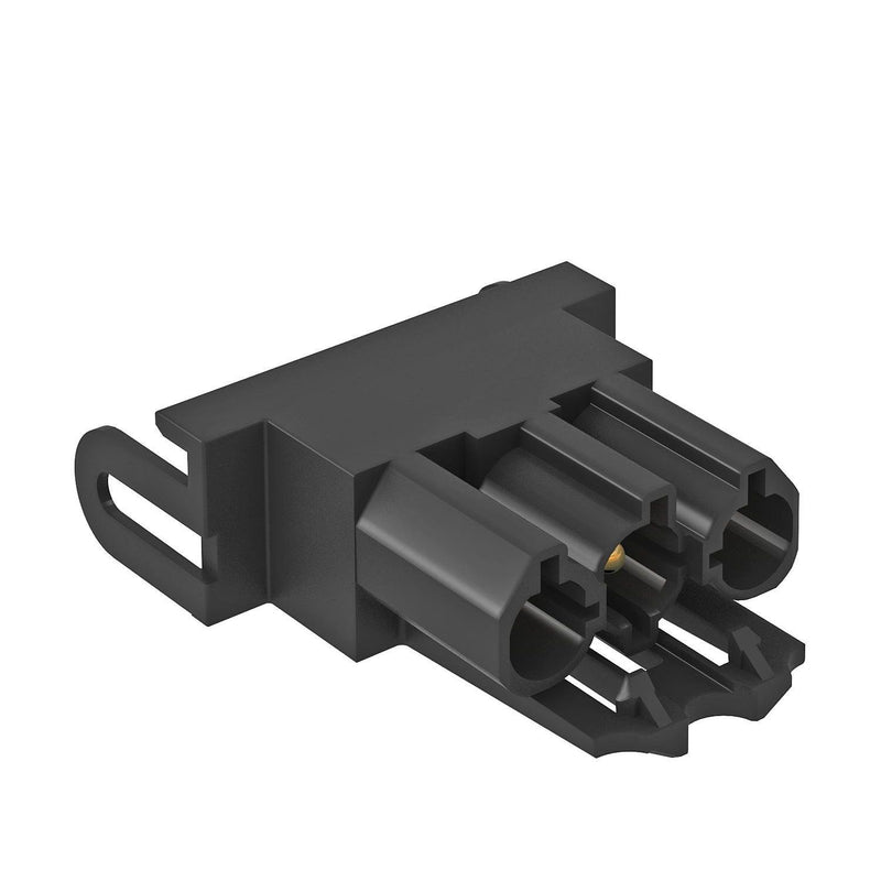 OBO Bettermann - Geräteanschluss für steckbare Gebäudeinstallation Steckerteil-Adapter STA-SKS S1 SW gerade