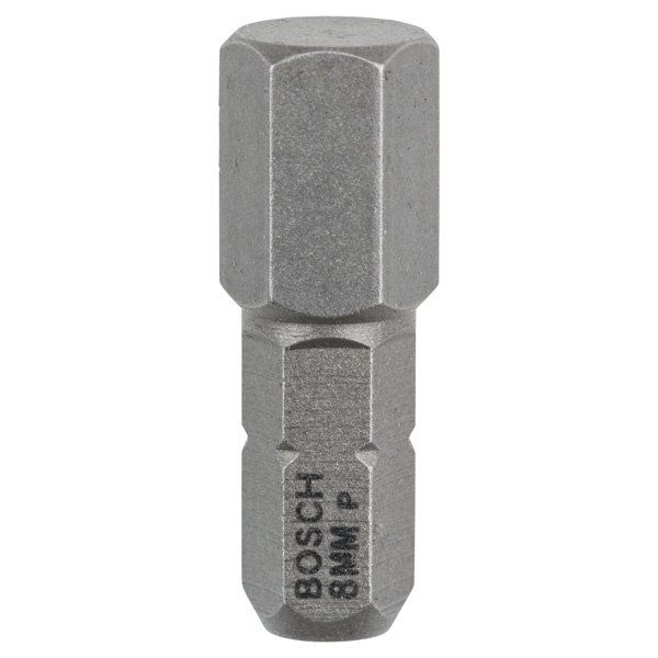 Bosch - Bit Schrauberbit Extra-Hart 2607001730 HEX 8 25 mm 3er-Pack