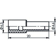 Telegärtner - Knickschutz Knickschutztülle blau 100001121 G4, G7, G8, G29