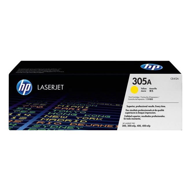 HP - Verbrauchsmaterial für Telefax/Drucker/MFC Lasertoner CE412A ge 2.600 Seiten,gelb