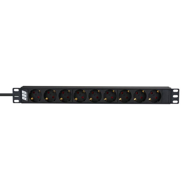 EFB-Elektronik - Mehrfachsteckdose 1HE Steckdosenleiste EK631DE.1 19Zoll 9x CEE 7/3