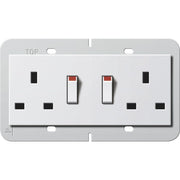 Gira - Steckdose Doppelsteckdose 13A 278303 abschaltbar rws