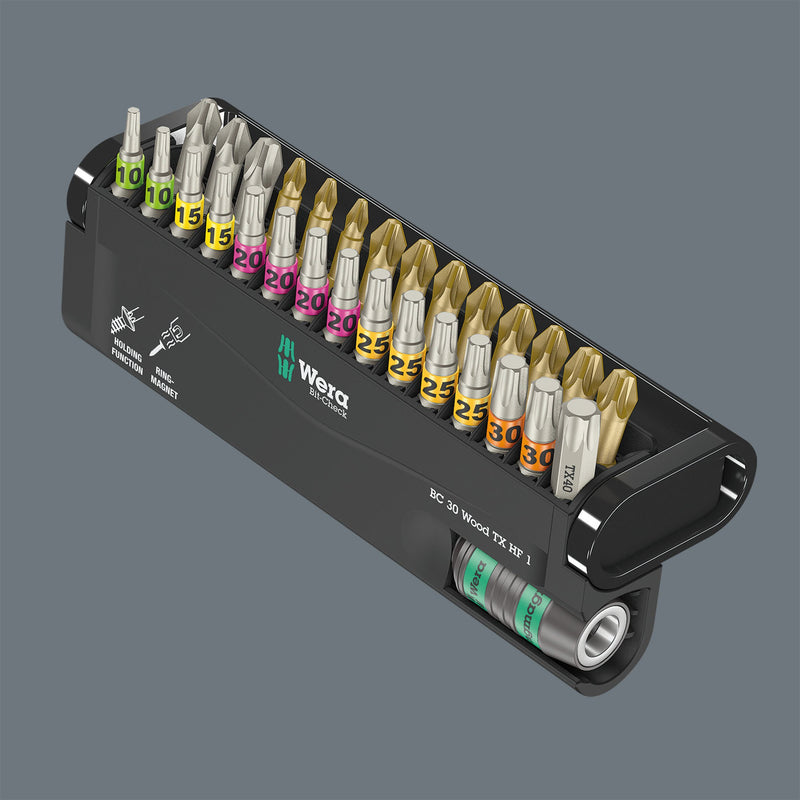 Wera - Bit-Set Bit-Check 30 Wood 05057437001 TX HF 1 SB
