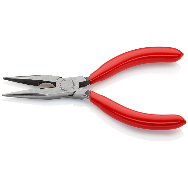 Knipex - Flachzange Flachrundzange 25 01 140 SB mit Schneide, 140mm
