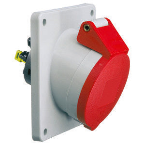 Bals Elektrotech - CEE-Anbausteckdose (IEC 60309) Anbausteckdose geneigt 32A 12884 5p 400V 6h IP44