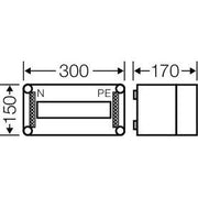 Hensel - Installationskleinverteiler Automatengehäuse Mi 1109 9TE − 1 Stück