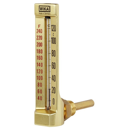 Wika Wiegand - Glasthermometer MaschGlasthermW3201 110x30 3501132 600barCl06G1/2Bunt