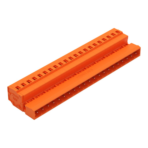 WAGO - Kabelsteckverbinder für Leiterplattensteckverbinder 1-Leiter-Stiftleiste 231-651 CAGECLAMP,2,5mm²,or − 10 Stück