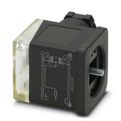 Phoenix Contact - Ventilstecker (feldkonfektionierbar) Ventilstecker SACC-VB-5CO #1457908 5-pol. BauformA 2LED