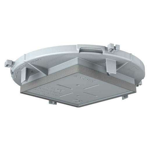 Kaiser - Zubehör/Ersatzteile für Leuchteneinbaugehäuse Frontteil HaloX 100 1281-69 DA 75x75 Sichtbeton − 8 Stück