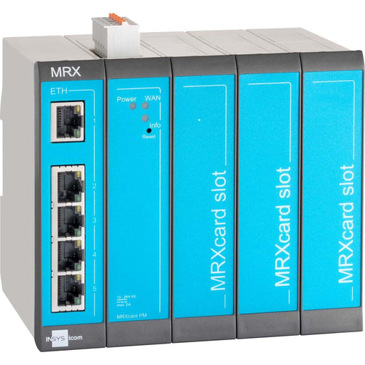 Insys - Netzwerk Router Industrierouter-LAN MRX5 LAN 1.0 5Ether-Ports 2Eing. − 1 Stück