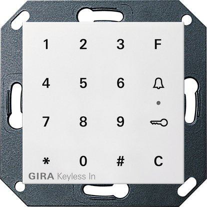 Gira - Bussystem-Zutrittskontrolleinrichtung Code Tastatur rws-gl 260503 Keyless In