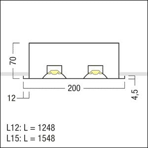 Zumtobel Group - Decken-/Wandleuchte LED-Deckeneinbauleuchte MIRL LED #42185493 4000K