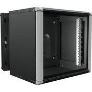 Enoc - Netzwerkgehäuse Wandschrank 9HE 3tlg. sw Wr2 9-65-S 19"600x500x535mm