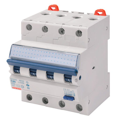 Gewiss - Kombination FI-Schalter/Leitungsschutzschalter FI/LS-Schutzschalter GW95170 B32A, 30mA, 4P, 4TE