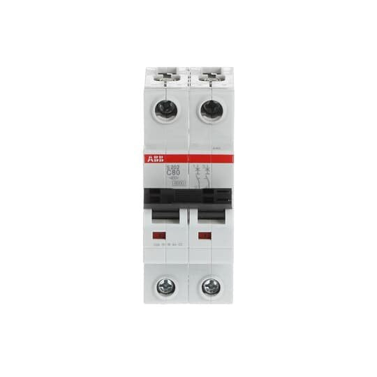 ABB Stotz S&J - Leitungsschutzschalter Sicherungsautomat S202-C80 6kA, 80A, 2P