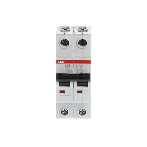 ABB Stotz S&J - Leitungsschutzschalter Sicherungsautomat S202-C80 6kA, 80A, 2P