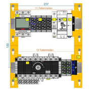 enwitec electronic - Zubehör/Ersatzteile für regenerative Energieerzeugung Quellenumschalter 10016117 TN(C)S/TN-S/TT-Netze