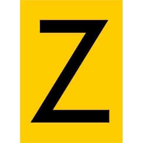 Jahn - Kennzeichnungsmaterial Zahlen+Buchstaben 06/018-Z gelb − 10 Stück