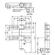 Bernstein - Scharnierschalter SHS3-U15Z-SR-R