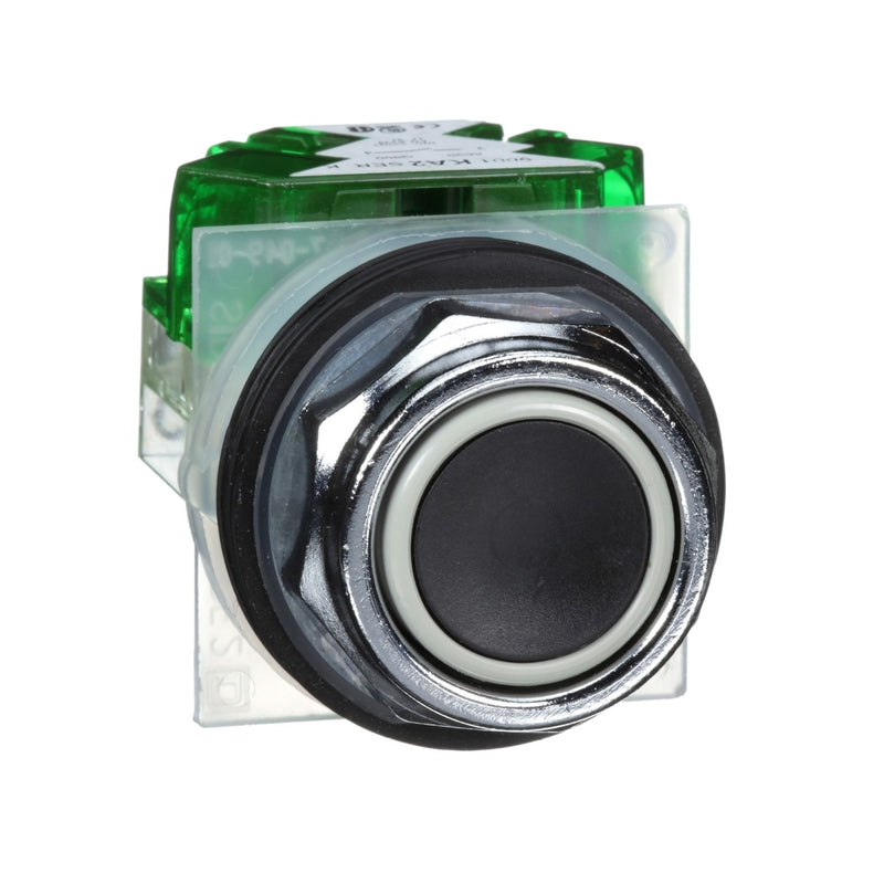 Schneider Electric - Drucktaster, Komplettgerät Drucktaster 9001KR1BH5 schwarz, D=30mm − 1 Stück