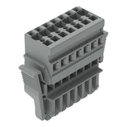 WAGO - Ein- und mehrpolige Klemmenleiste 1-Leiter-Federleiste 769-107/021-000 CAGE CLAMP,4mm²,grau − 25 Stück