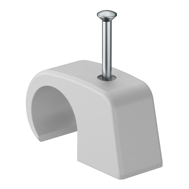 OBO Bettermann - Nagelschelle (für Kabel) Haft-Clip m.Nagel 2028 40 LGR − 100 Stück