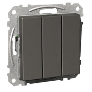 Elso - Installationsschalter Ausschaler 3x1-polig WDE003136 16A/250VAC anthrazit