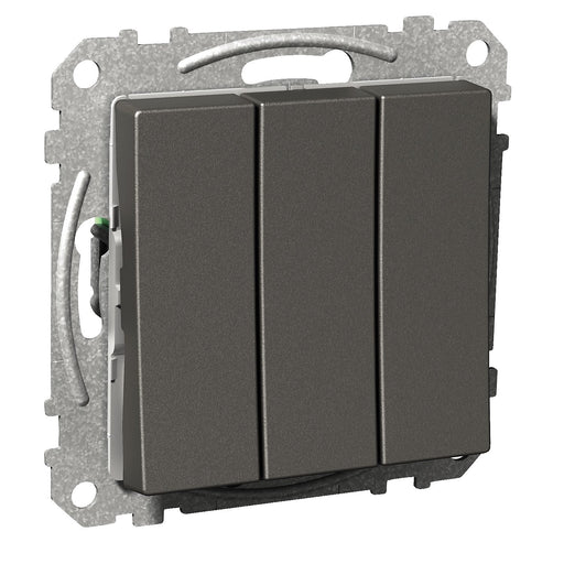 Elso - Installationsschalter Ausschaler 3x1-polig WDE003136 16A/250VAC anthrazit