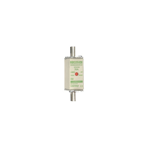Mersen - Messersicherung NH-Sicherungseinsatz SF NH000AM50V20 Gr.000 aM 20A/500VKM − 3 Stück
