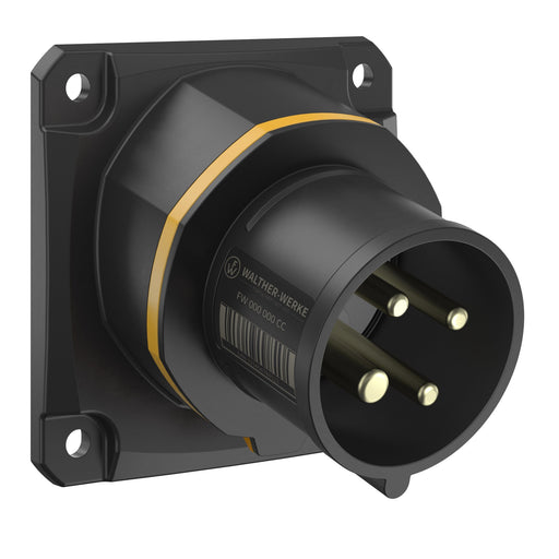 Walther Werke - CEE-Gerätestecker (IEC 60309) CEE NEO Anbaugerätestecker FW713404CC schräg 16A 4P 4h − 5 Stück