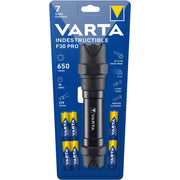 Varta Cons.Varta - Taschenleuchte LED-Taschenlampe IndestructibleF30Pro F30 Pro 6AA m.Batt. − 3 Stück