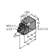 Turck - Induktiver Näherungsschalter Sensor BI20UQV40AP6X2H1141 induktiv − 1 Stück