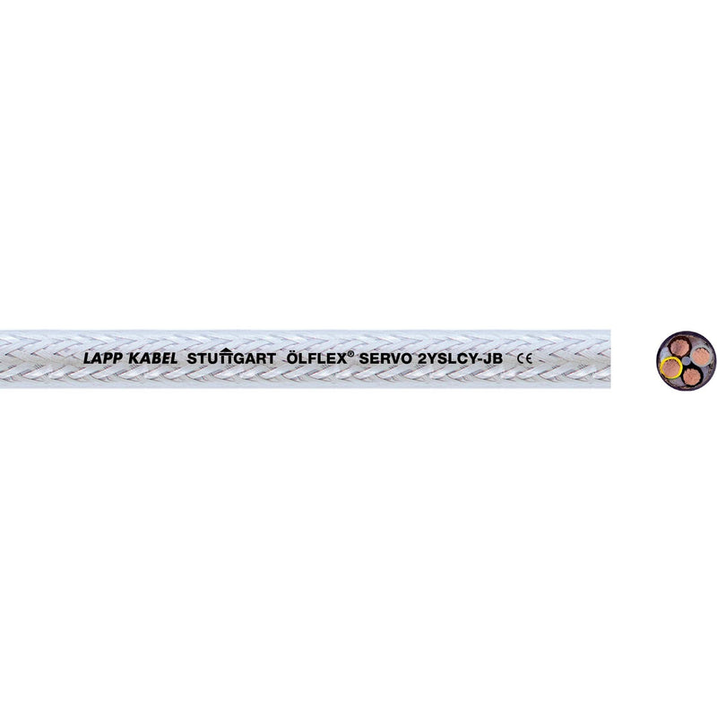 Lapp Kabel&Leitung - Energiekabel >= 1 kV, für ortsveränderlichen Einsatz ÖLFLEX SERVO 2YSLCY-JB BK 1136454/1000 4G10 − 1000 Meter