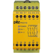 Pilz - Gerät zur Überwachung von sicherheitsgerichteten Stromkreisen Not-Aus-Schaltgerät PNOZ X3 #774315 115AC24DC3n/o1n/c1so