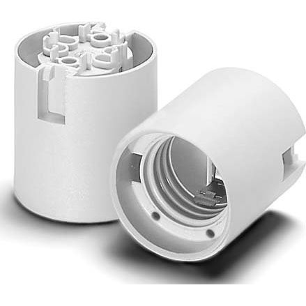 Houben - Lampenfassung Fassung E27 500810 sw,1-tlg,glatt
