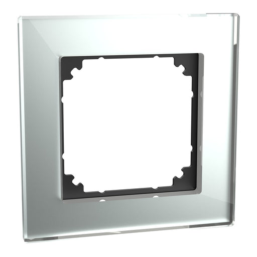 Merten - Abdeckrahmen Rahmen Glas 1f.diam/si 489160