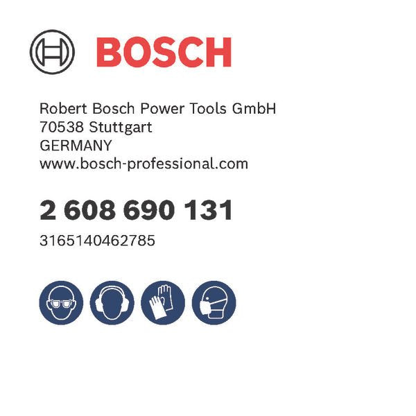 Bosch Power Tools - Maschinenmeißel PRO SDS plus-4C 2608690131 Flachmeißelset 20 x  − 1 Packung
