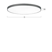 Lightnet - Decken-/Wandleuchte LED-Anbauleuchte BA5OBE-830M-D600 3000K, schwarz