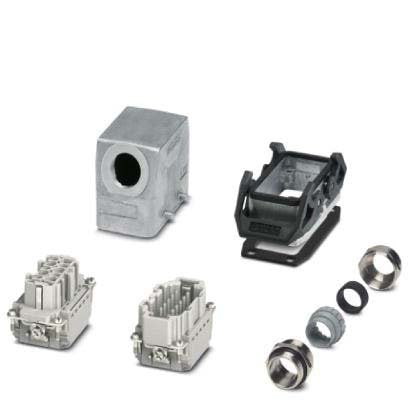 Phoenix Contact - Rechtecksteckverbinder, Set (Industriesteckverbinder) Steckverbinder-Set HC-STA-B10PT#1416355