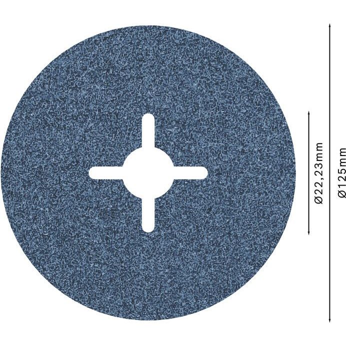 Bosch - Trenn-/Schleifscheibe PRO R574 Fiberscheibe, 2608606733 125 mm, G60