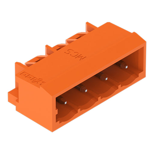 WAGO - Leiterplattensteckverbinder THT-Stiftleiste Lötstift 231-549/001-000 1,0x1,0,abgew.,or − 50 Stück